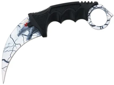 Нож CS GO керамбит металлический Ножемир HCS-8 белый дракон / Туристические  / Фиксированное лезвие / Ножи / Каталог - оптовый магазин \"Ножемир\"