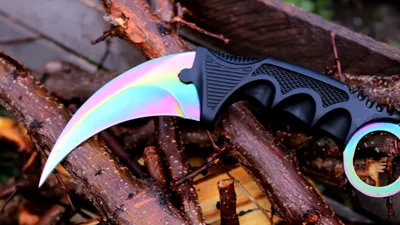 Нож Керамбит Karambit из CS GO Ржавая сталь