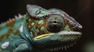 Как хамелеон меняет цвет