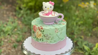 Фото торт Hello Kitty | Торты на заказ в Одессе