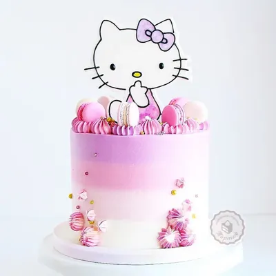 Hello Kitty Birthday Decorations | Hello Kitty Cake Decorations - Cartoon  Ornaments - Aliexpress