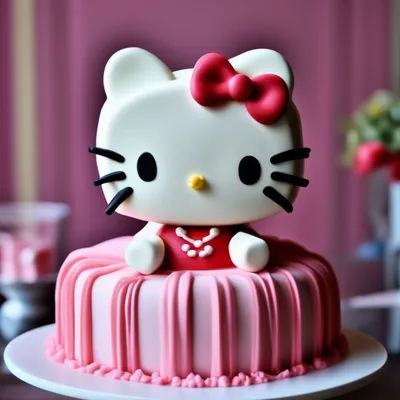 Cakes.by — выпекаем шедевры » День рождения в стиле «Hello kitty»