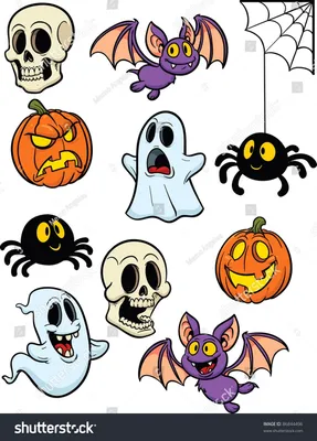 Рисунки для срисовки хэллоуинские (26 шт)