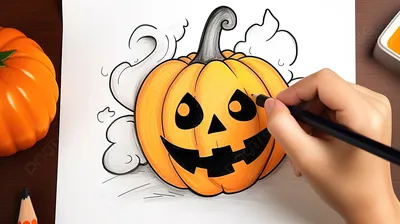 10 невероятно простых рисунков на Хэллоуин фломастерами без взрослых, как  рисовать картинки на хэллоуин, Хэллоуин, искусство фон картинки и Фото для  бесплатной загрузки