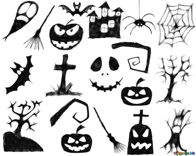 Рисунки на Хэллоуин для срисовки легкие - 132 фото