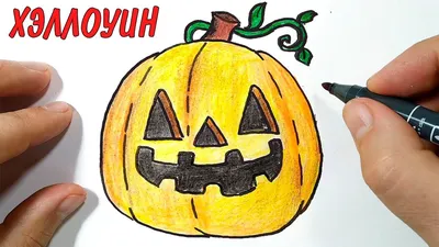 Как нарисовать Хэлло Китти на Хэллоуин