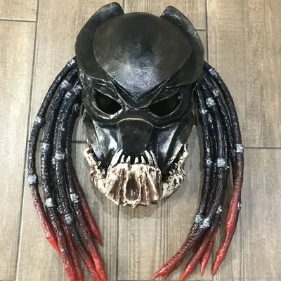 Маска пришельца против хищника на Хэллоуин со страшными волосами - купить  по доступным ценам в интернет-магазине OZON (1144031494)