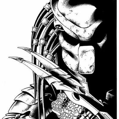 Маска хищника (Predator mask) : r/Leathercraft