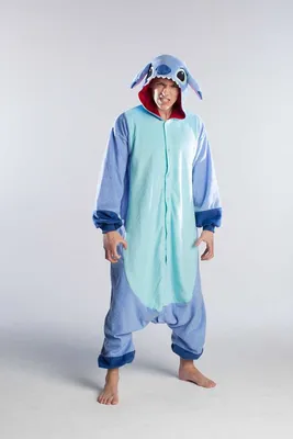 Kids Blue/Pink Stitch Pyjamas Kigurumi Anime Animal Suit Children Homewear  Flannel Sleepwear Costume New for Girls Boys - Walmart.com