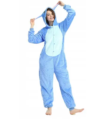 Костюм кигуруми стич синий пижама пижамы детские взрослые костюмы кингуруми  стич голубой ститч кенгурушки 130 — цена 1035 грн в каталоге Домашняя  одежда ✓ Купить женские вещи по доступной цене на Шафе | Украина #139683627
