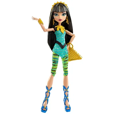 Кукла Monster High Клео де Нил (Cleo De Nile) - Базовая с питомцем, Mattel  - купить в Москве с доставкой по России
