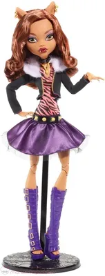 Кукла Mattel Monster High Clawdeen Wolf - Клодин Вульф Пижамная вечеринка -  Кукла с аксессуарами Монстр Хай HKY67 купить в Москве | Доставка по России.