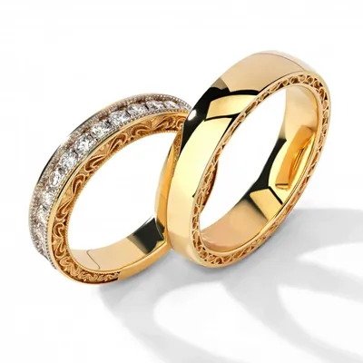 3396 | Золотые обручальные кольца - купить в Москве | цена от ювелирной  мастерской BENDES | 3396