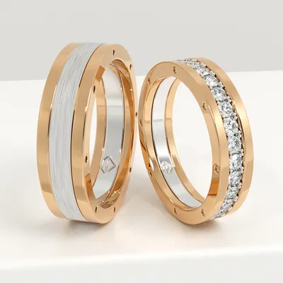 Золотые кольца: изысканный выбор стильных украшений с разнообразным дизайном