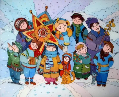 Для сотрудников Нечаевского КДЦ стало хорошей и доброй традицией проводить  рождественские колядки -