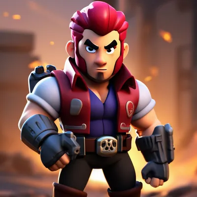 Futuristic mecha skin for colt from brawl stars on Craiyon