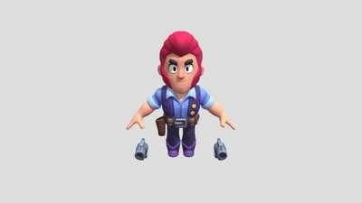 STL file Colt Brawl Stars 🌃・Model to download and 3D print・Cults