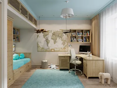 Дизайн интерьера комнаты для мальчика подростка | Детская в стиле лофт в  серых тонах