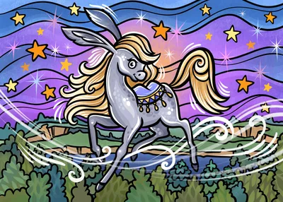 Конёк-Горбунок - волшебный конь из сказки