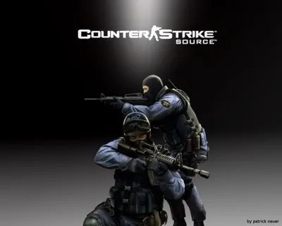 Download Counter Strike Source Black Wallpaper | Wallpapers.com