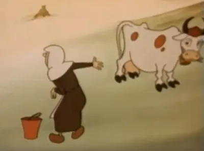 Картинки коровы из мультфильмов