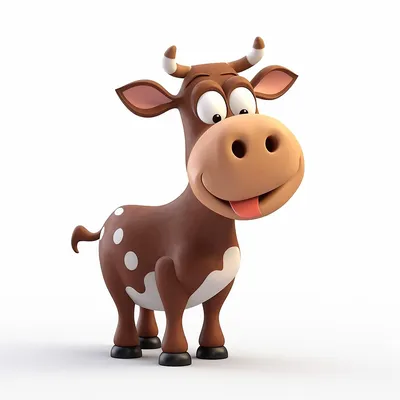 Милый мультфильм про корову Иллюстрация вектора - иллюстрации насчитывающей  мило, корова: 270722996
