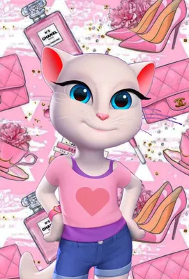 Talking Angela | Кошки, Картинки, Томи