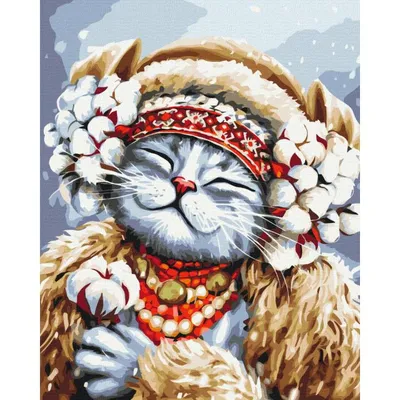 Картинки кошка Рыжий зимние снегу Животные
