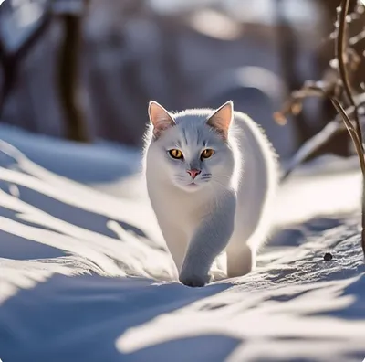 FURminator - Официальное сообщество в России - Как вы думаете, нравится ли  вашей кошке гулять зимой? Холодно ли ей? Давайте разберемся. Кошек от  холода защищает шерстяной покров с плотным подшерстком. Волоски подшерстка