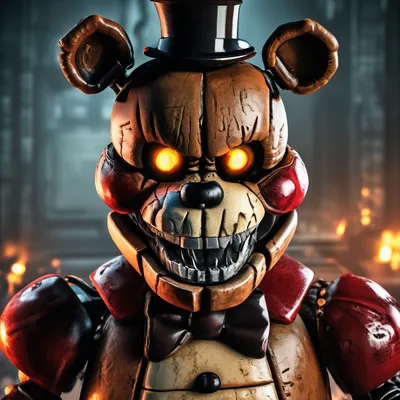 Плюшевая игрушка Кошмарный Фредди 23 см. FNAF купить с доставкой по  выгодной цене - 490 руб.