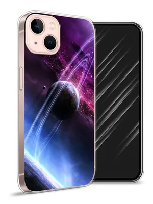 Чехол iPhone 7+/8+ Silicone Case /cosmos blue/ космос 1:1