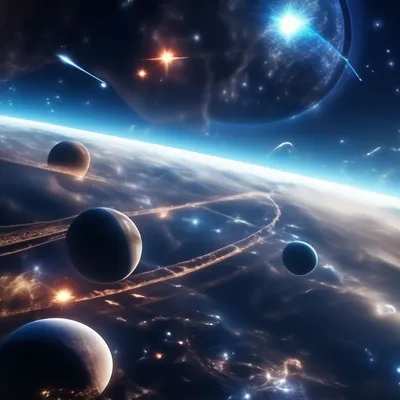 Космос красивый космические туманы …» — создано в Шедевруме