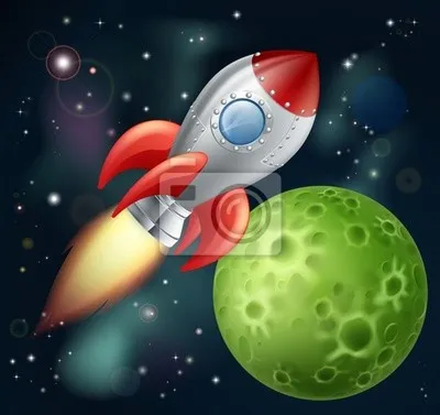 Ребяческой безшовной космос элементов космоса картины нарисованный рукой,  ракета, звезда, планета, космическая исследовательская Иллюстрация вектора  - иллюстрации насчитывающей луна, иллюстрация: 133535089
