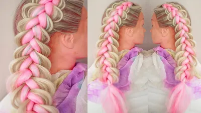 Плетение кос с канекалоном - модные варианты кос, а также инструкция по  плетению (100 фото)