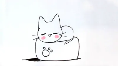 Милые котики карандашом для срисовки 8 лет (27 шт)