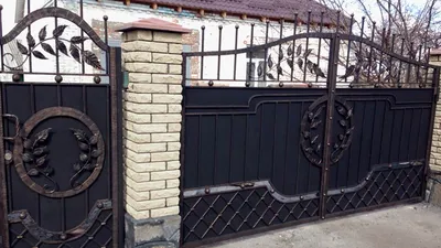 Кованые ворота и калитки купить недорого в Екатеринбурге: цены и фото
