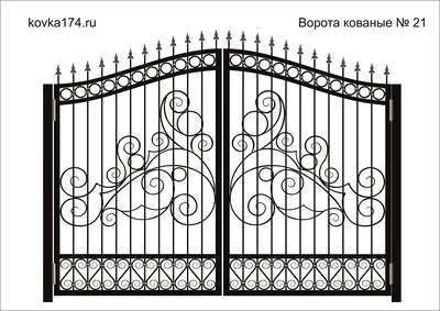 Кованые ворота — надежная и элегантная защита загородного дома / Будинок та  затишок / Шопінг / ЖЖ инфо