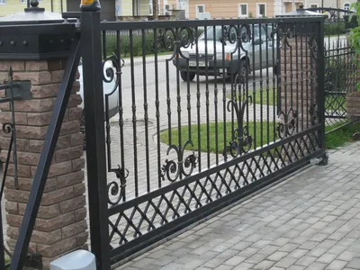 Купить кованые ворота под ключ в Санкт-Петербурге, низкие цены - Good Zabor