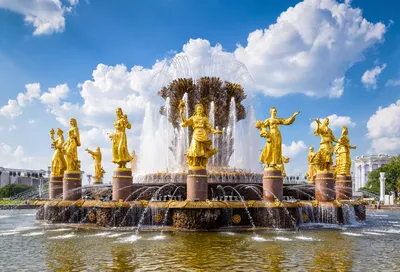 Красивые фонтаны в Москве – список, и описание