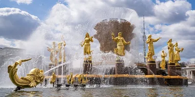 Cамые красивые фонтаны Москвы | Пикабу
