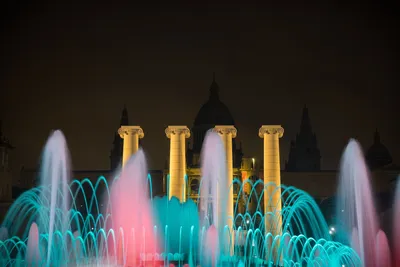 Фонтан вечерний красивый фонтан вече…» — создано в Шедевруме