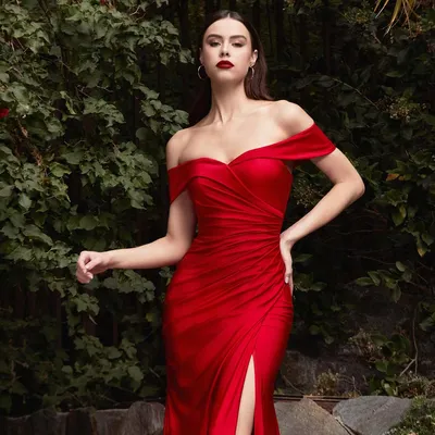 Вечернее платье миди в бельевом стиле красного цвета Джема 51289 ᐅ купить в  Itelle