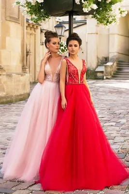 Красное платье с топом Lillian 16-1033 — купить в Москве - Свадебный ТЦ Вега