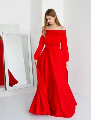 Платье Inel Maxi Бархат (красный цвет) – купить с доставкой по Москве и  России | Арт R070-2 | Комплимент.ру