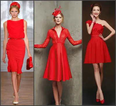 Залились красным: как и с чем носить красное платье | WMJ.ru