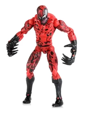 Купить фигурка Карнаж с сетями Веном Carnage Venom (подвижная, 15 см), цены  на Мегамаркет