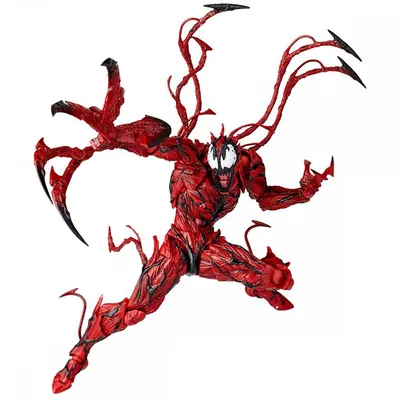 Подвижная фигурка красного Венома - Carnage (Карнаж) - купить с доставкой  по выгодным ценам в интернет-магазине OZON (258146603)