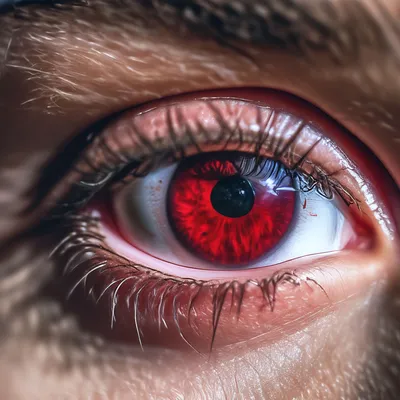 Красные глаза , эстетично, красиво, …» — создано в Шедевруме