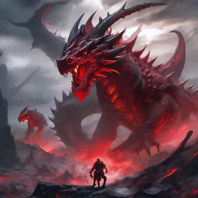 Зажигать опасные красные драконы на темном фоне Иллюстрация штока -  иллюстрации насчитывающей изверг, сказка: 273147329