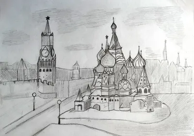Кремль коломенский рисунок - 67 фото